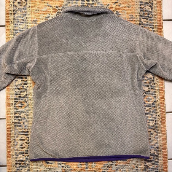 Patagonia Re-Tool Snap-T Fleece Pullover Gray Purple Medium - Picture 5 of 8
